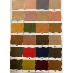 Polyester+spandex elastic double sides velvet flannel suede fabric for bag shoes dress