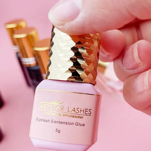 Korean 1 Second  Water Proof Drying Lash Extension Mink Private Label Eye Lash Extension Glue Lashes Glue