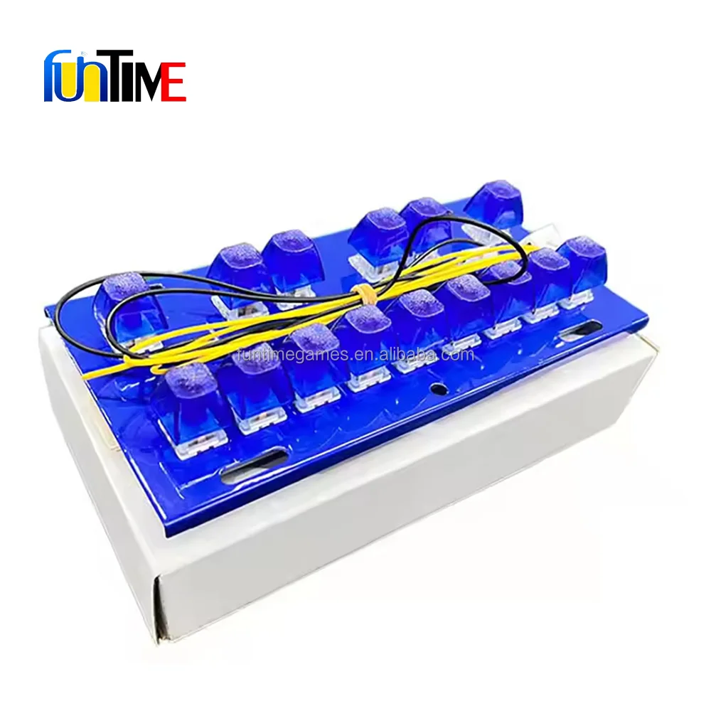 Crane Machine Type LED Light Wired PC Mechanical Keyboard for Gaming & Arcade Players