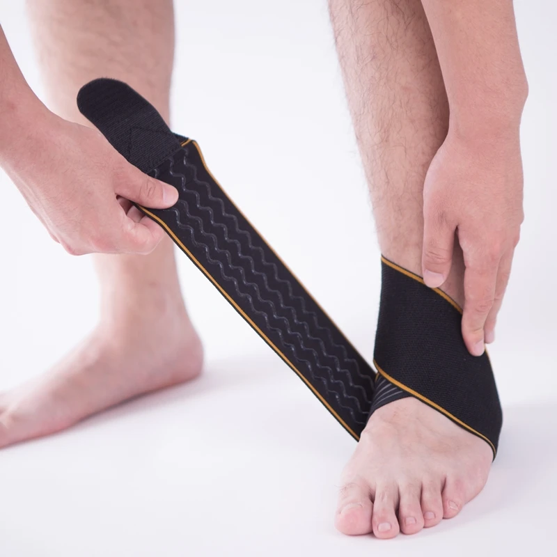 AS 001 Adjustable Ankle Support Brace Fitness Basketball Ankle Guard Compression Ankle Pad For Sport