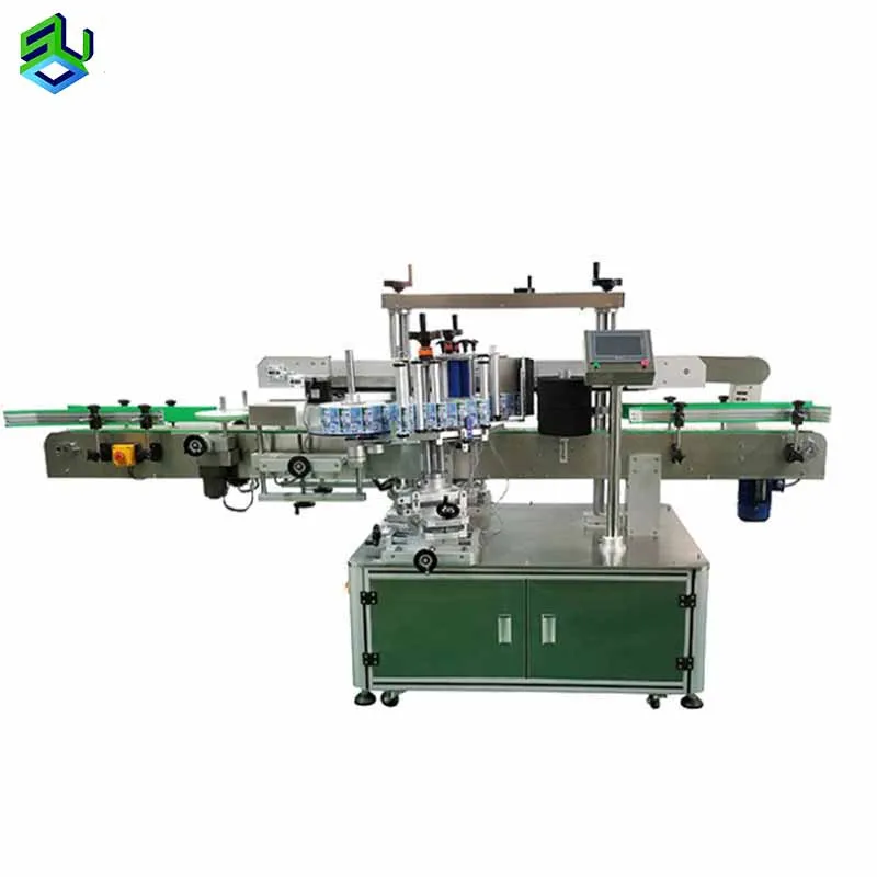 Two sides labeling machine /Automatic Plastic Bottle Double Side Labeling Machine made in China