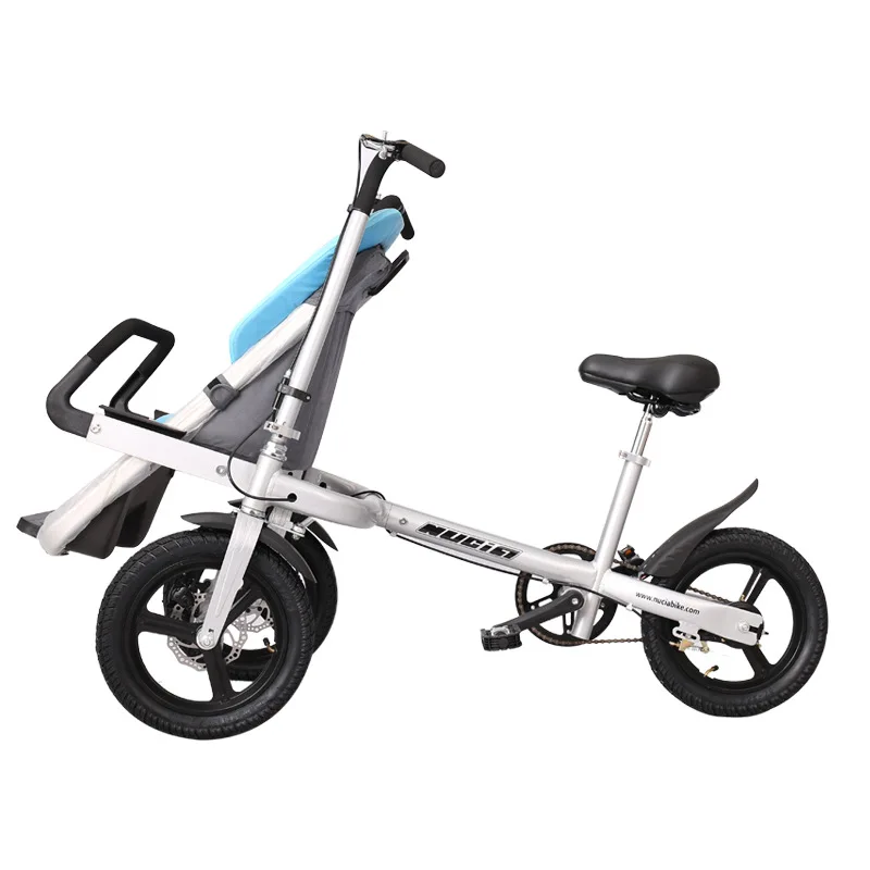 Two person bicycle parent-child car with child seat electric mother child car mother baby car foldable baby stroller instead of
