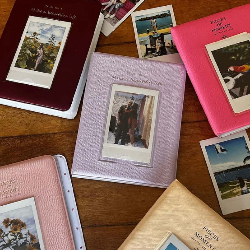 Custom PVC 96 Pocket 3 Inch Photo Album Book for Baby/Gift/Postcard for Fujifilm Instax Mini Photo Holder