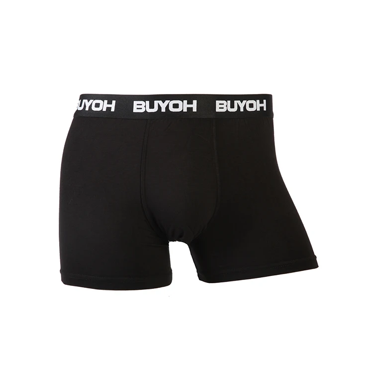 Slim custom breathable elastic fabric boxershorts men brand panties underwear trunks mens cotton boxer shorts