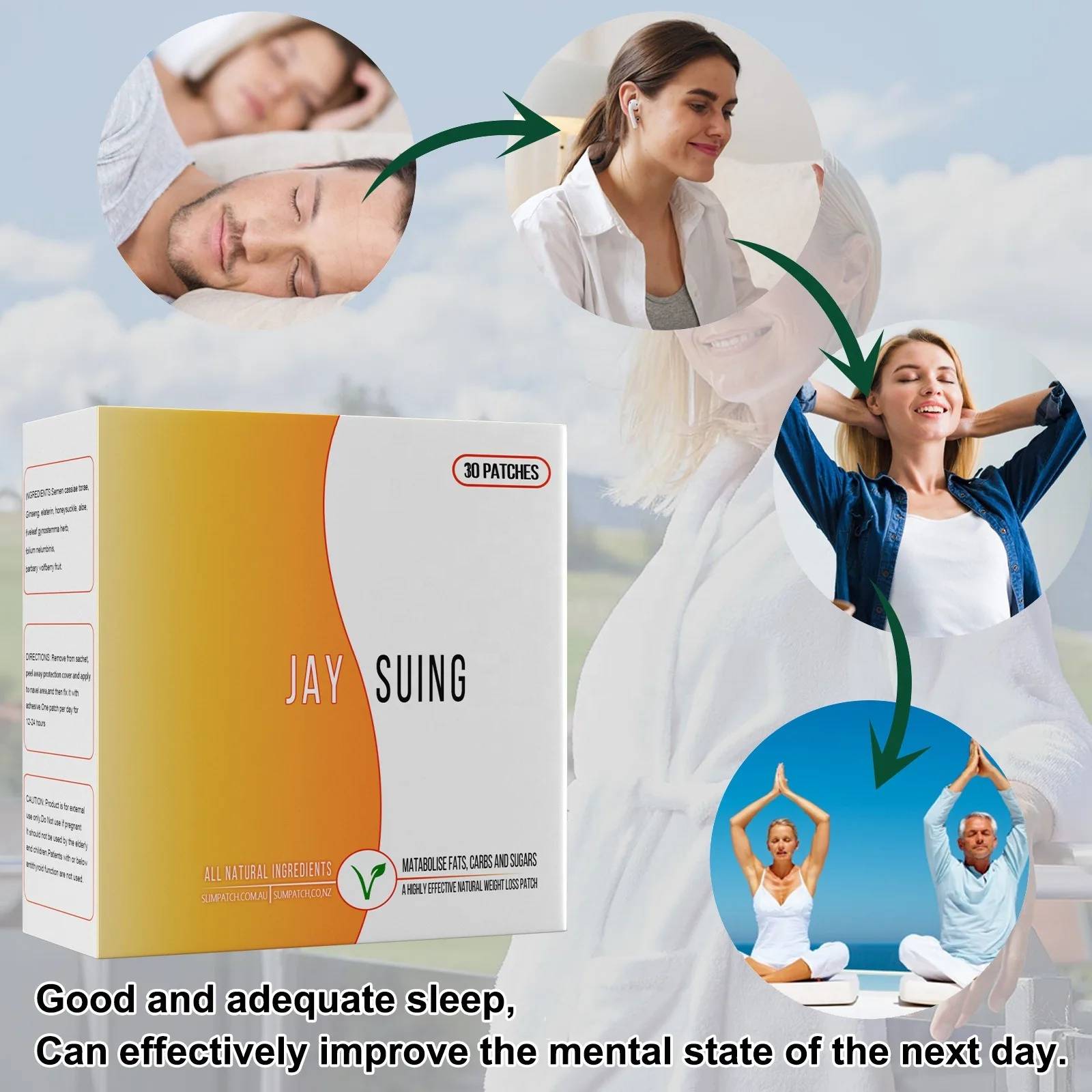 Magnet Belly Slim Patch Fast Weight Lose Burning Fat Patches Body Shaping Slimming