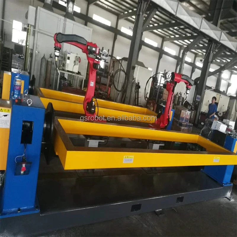 Chinese Auto rotating welding positioner table 300-1000KG for 6 axis robot