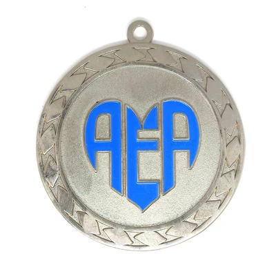 antique silver sports medallions lapel pins,round medal with ring,custom medals