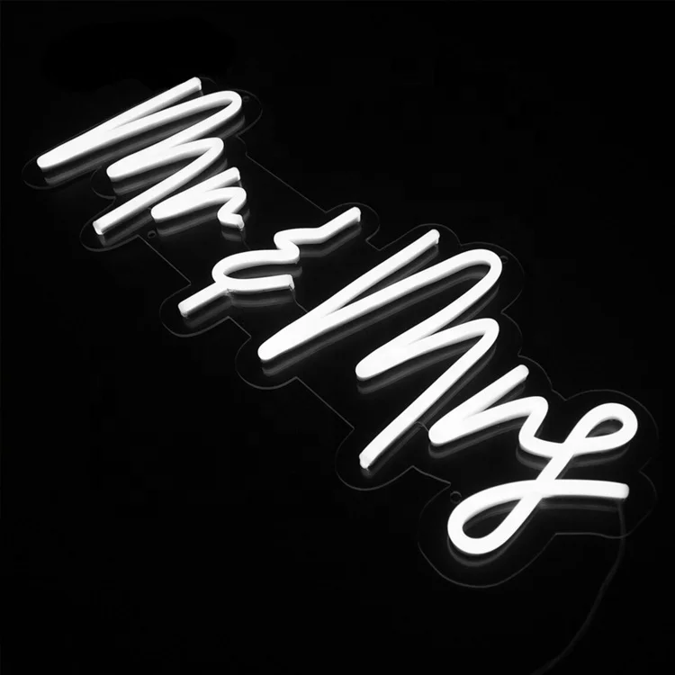 JAGUARSIGN Manufacturer Custom Neon Light Wedding Decorative Resin Cast Neon Sign Drop Shipping