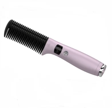 Easy Carry Hair Curler Brush Straightener hot heating Combs crimping iron for hair