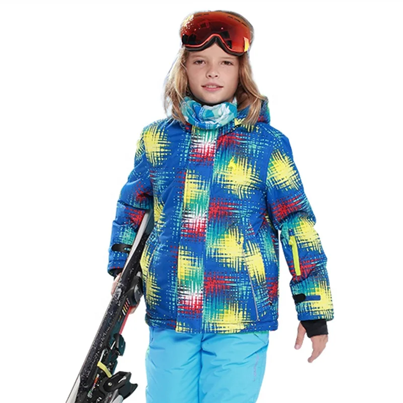 
High Quality Waterproof Thermal Boys Winter Insulated Outdoor Warm Snowboard Ski Jacket for Kids 