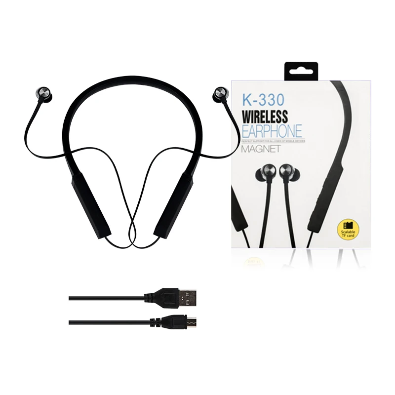 Wireless sport headphone with mic  earphone headset waterproof for smartphone