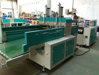 Automatic supermarket shopping thin plastic poly Bag Making Machine