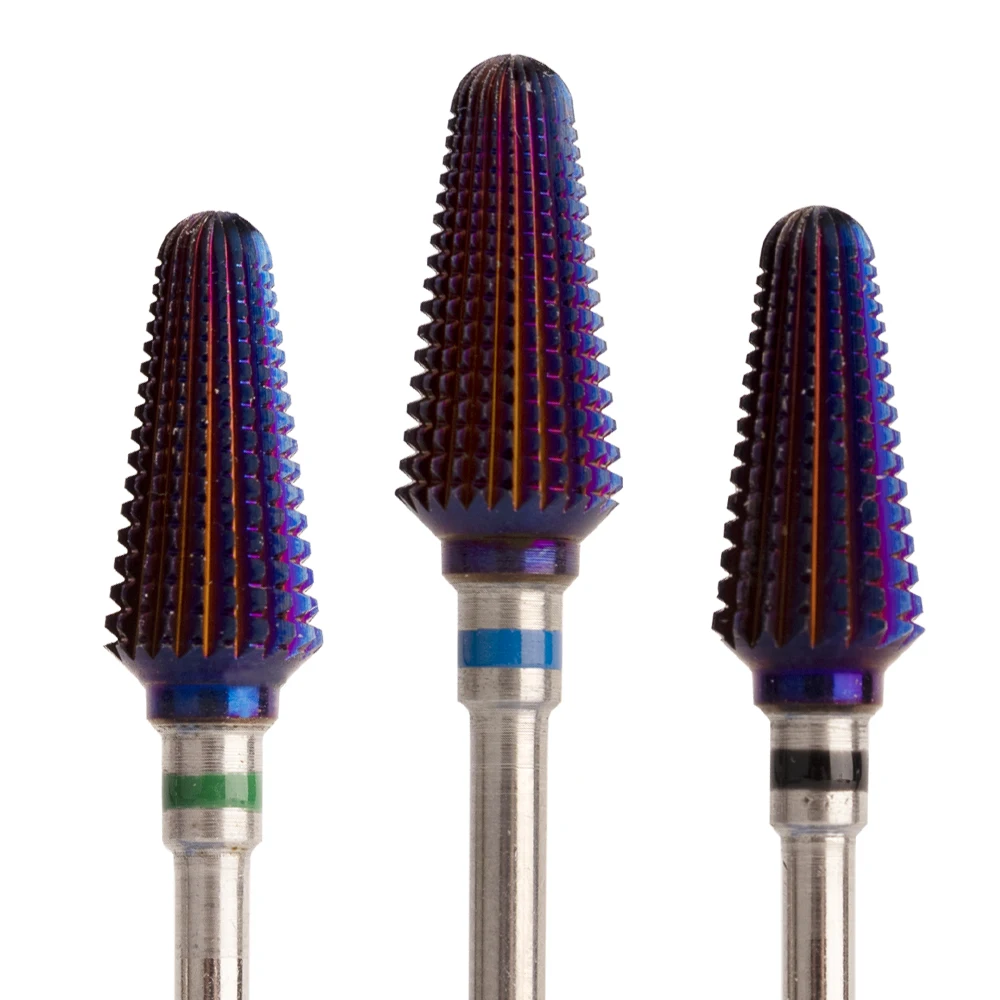 High Quality 7.0 mm Tornado Bit Manicure Drill Bits Hard Polish Gel Remover Carbide Nail Bit For Cuticle Removing