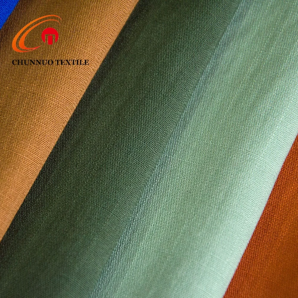 Hot woven rayon fabric Bamboo pattern solid fabric 100% rayon 140gsm  for Woven Summer Dress