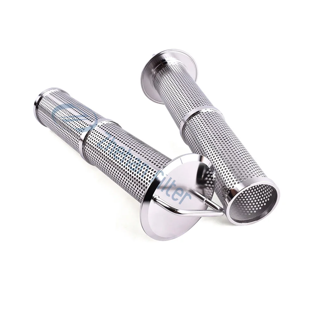 304 316 316L stainless steel metal mesh cartridge industrial water treatment  filter cylinder  perforated cardboard filters