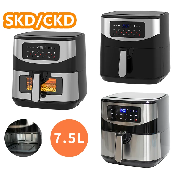 Новейшая кухонная фритюрница CKD SKD 7 5 л с пользовательским логотипом умная из нержавеющей стали быстрой циркуляцией