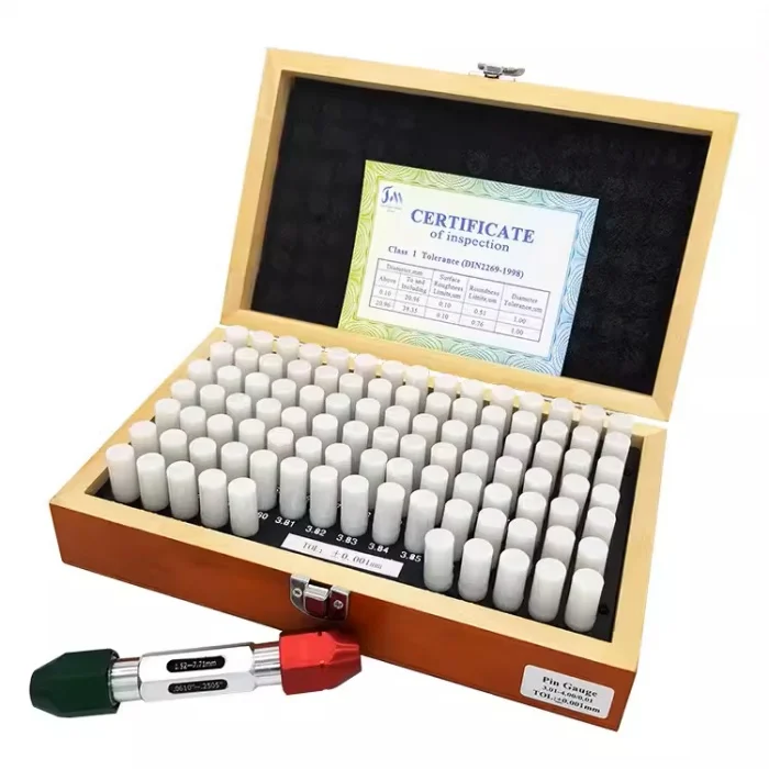 Factory Outlet 101 PCS Pin Gauge Set With Plastic Box 1mm-13mm Wooden Box Pin Gauge Set