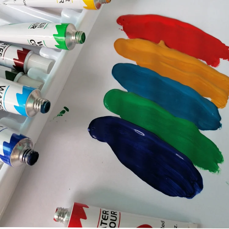 High Quality 12/18/24 Colors 12ml Water Color Paint Set Professional watercolor paint for artist painting