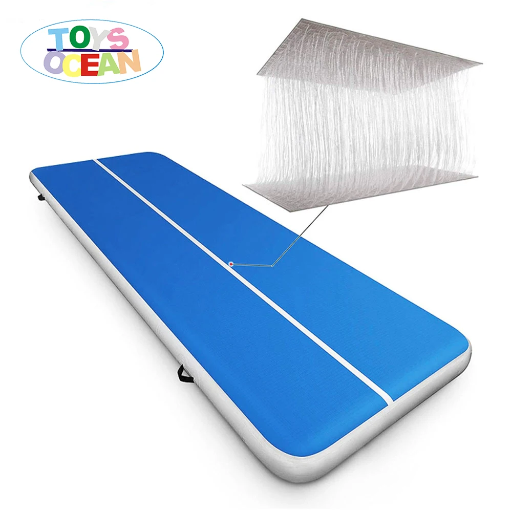 Factory customized high quality PVC fitness mat yoga mat inflatable air track for sale