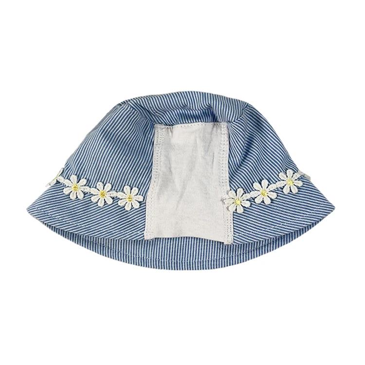 OEKO-TEX High Quality Custom Kids Bucket Hat Cute Flower Sun Hat