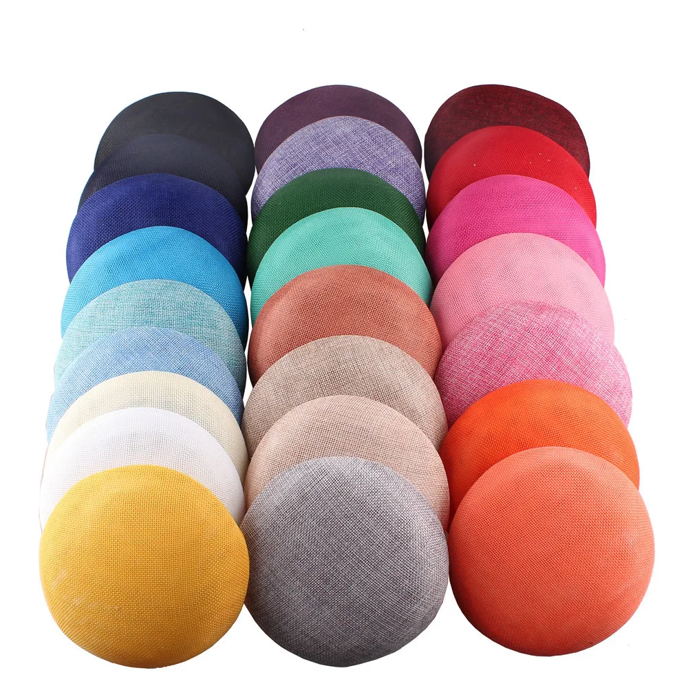 15cm round sinamay  hat base material to make  fascinators new design fascinator