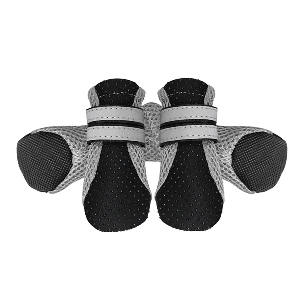 Pet Dog waterproof Shoes Dog Snow Windproof Rain Boots for Medium Large Dogs with Adjustable Anti-Slip Sole