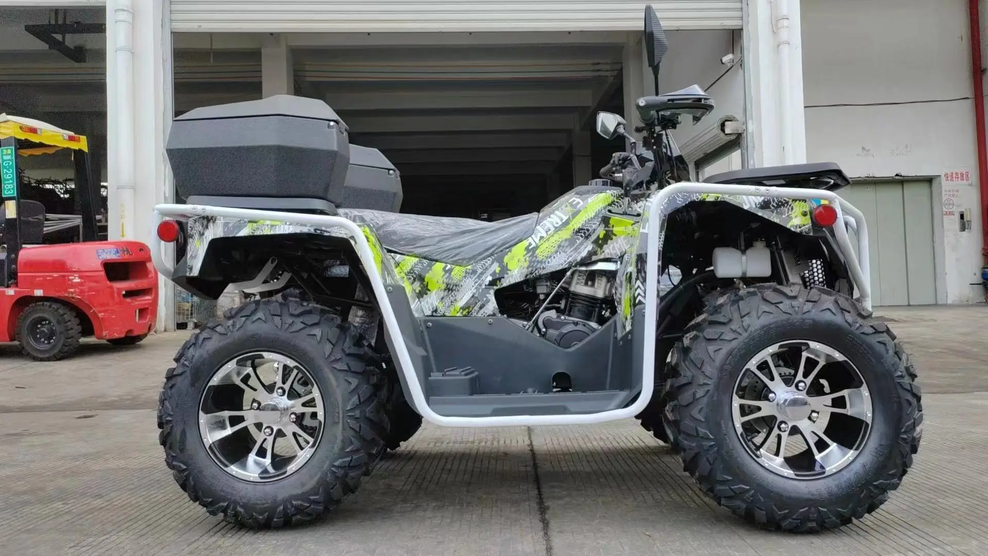 300cc Big Powerful Displacement Electric Start ATV for Adult 12 inch Tire Quad 4 wheel four wheeler