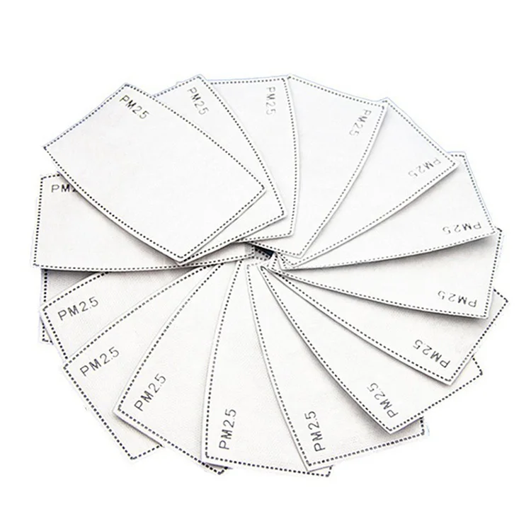 
 PM2.5 maskes Дыхательный Фильтр против дымки рот maskes 5-ти слойной фильтра с активированным углем, оптовая продажа  