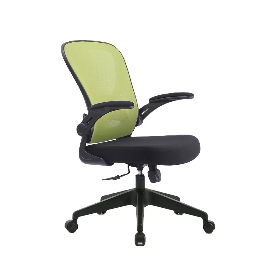 Hot sale ergonomic Flip-up Arms Desk Computer Breathable High Back Rolling Swivel net office Mesh Task office Chair