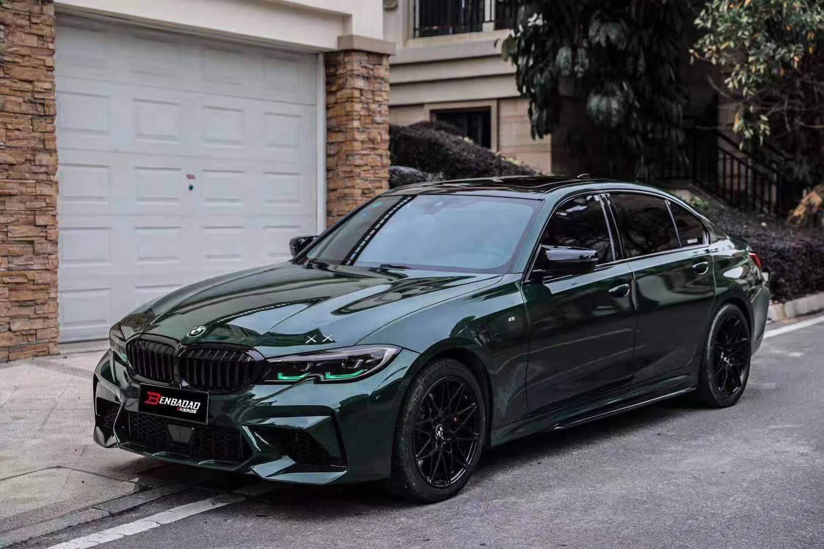 Для Bmw G20 3 серии M3c стиль автомобильный передний бампер PP передняя губа кузов