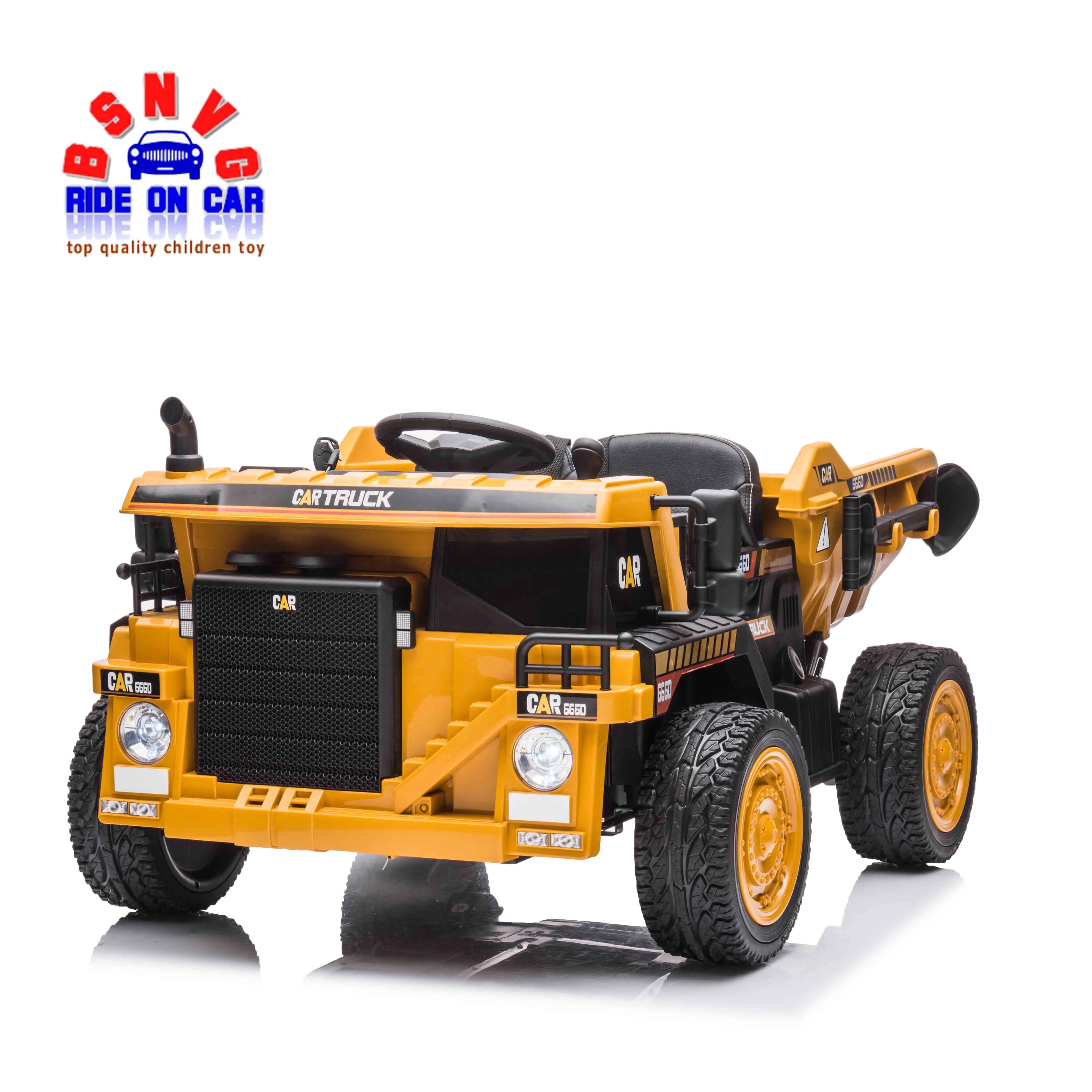 Two Seater New Engineering Children Truck With Electric Dumper