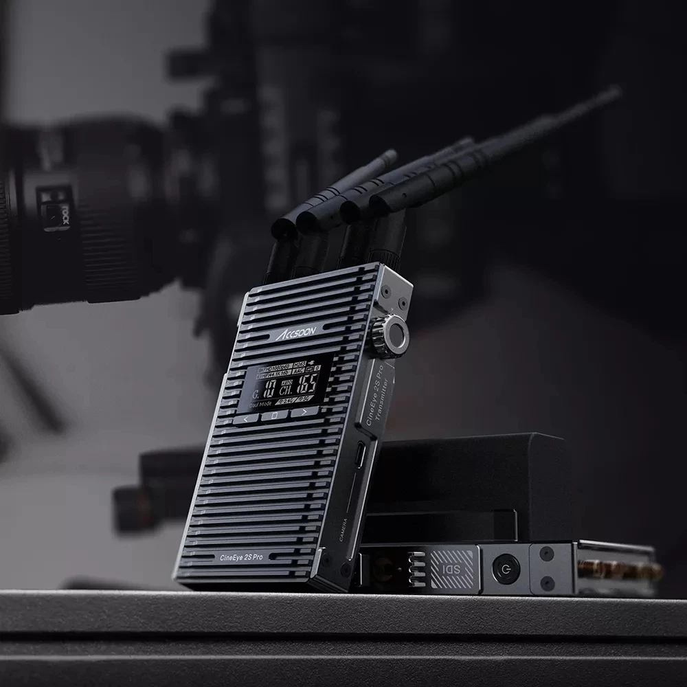 ACCSOON CineEye 2S Pro Wireless Transmitter Receiver SDIHDMI Dual Band 1200ft Image Video Transmission for Android IOS Camera