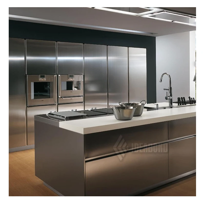 Alucobond Composite Panels ACP Sheet For Wall Decoration Kitchen Stainless Steel Finish Aluminum Plastic Composite Panel