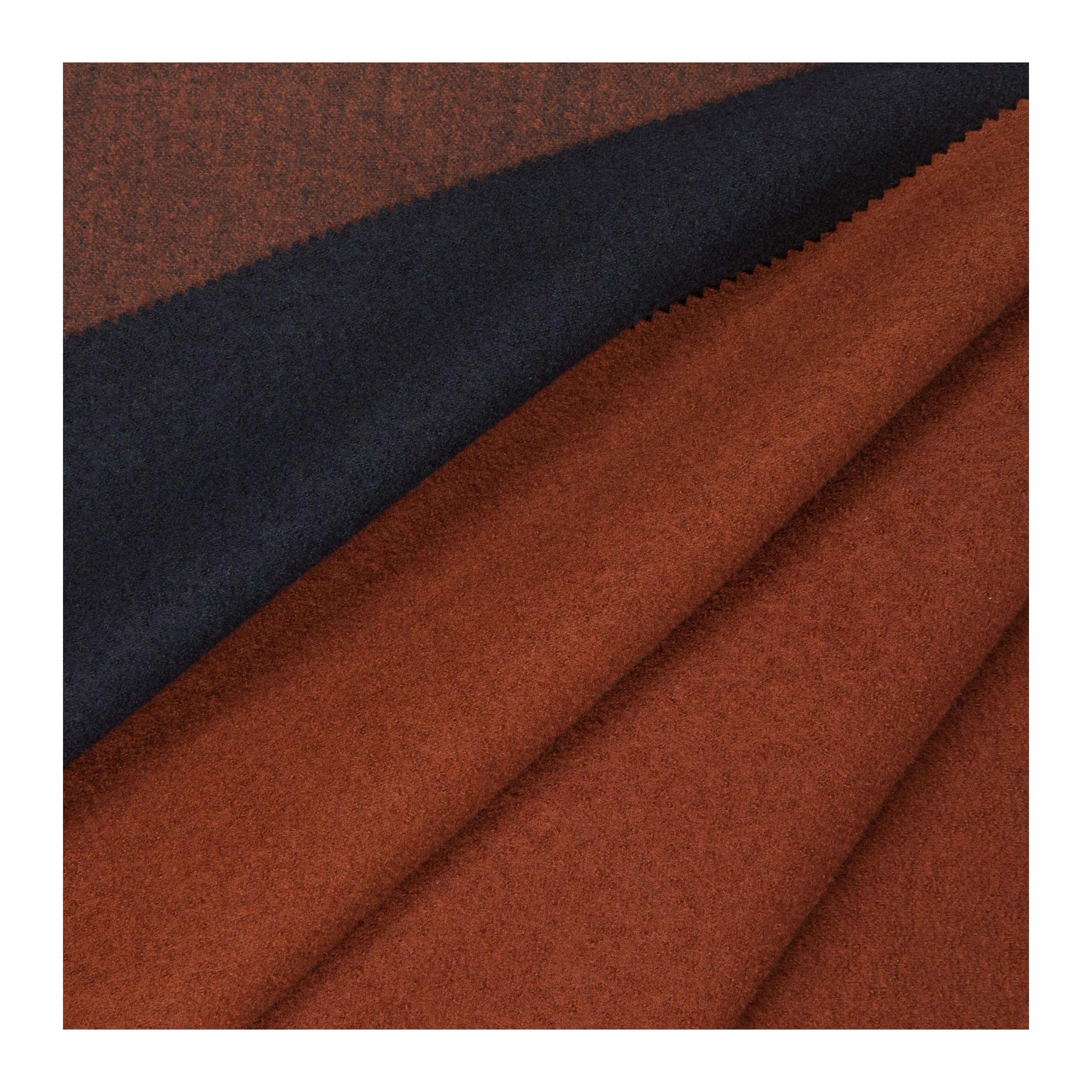 Лидер продаж, дизайнерская Гладкая теплая кашемировая трикотажная ткань из мериносовой шерсти отличного качества для мужских пальто