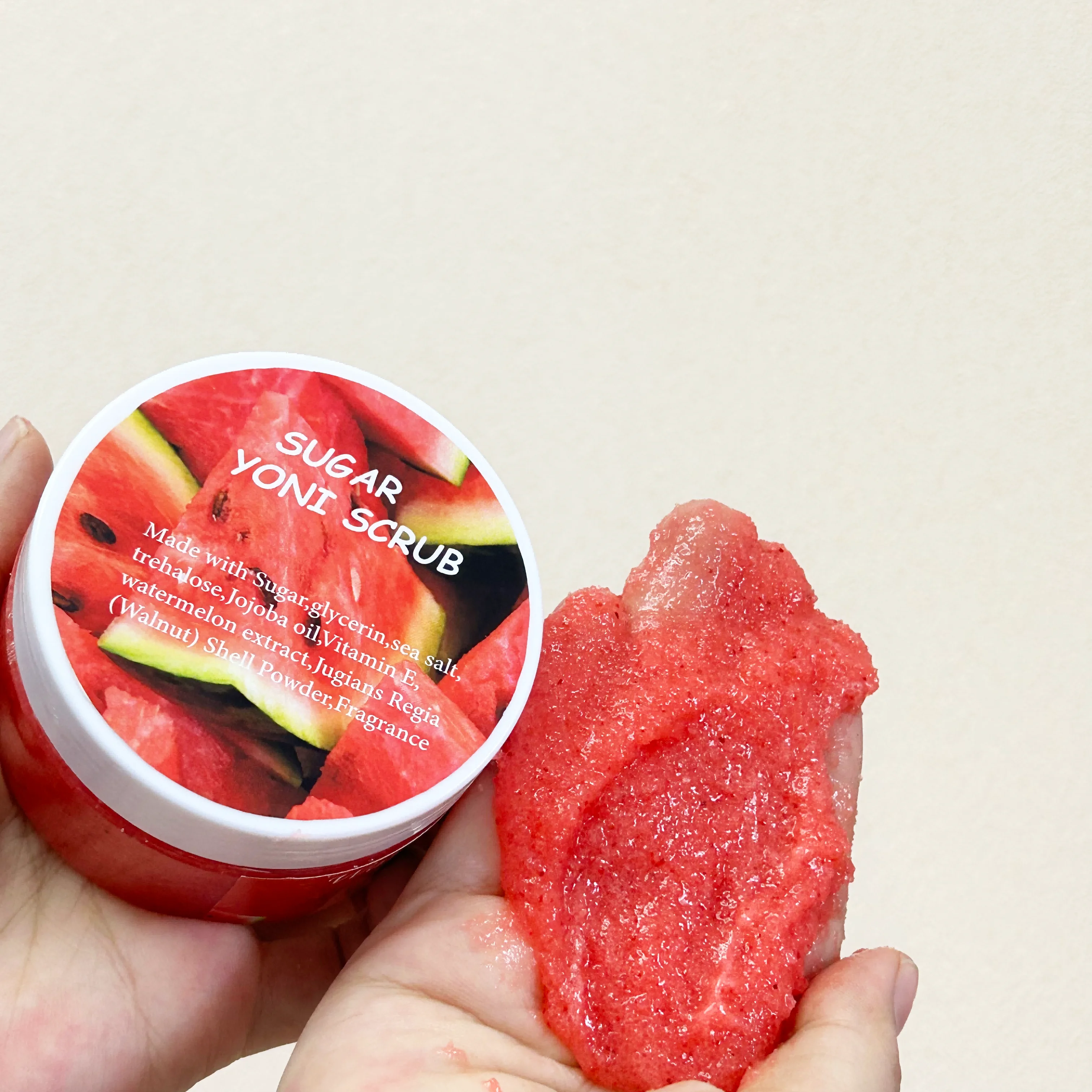 Оптовая продажа 100% натуральный арбуз Yoni Wash PH сбалансированный скраб для тела личного здоровья женщин