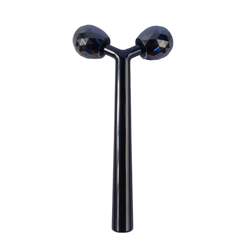 Прямая Заводская поставка, индивидуальный металлический массажер для лица, Гонконгский мини роликовый массажер, Металлический Набор для массажа лица