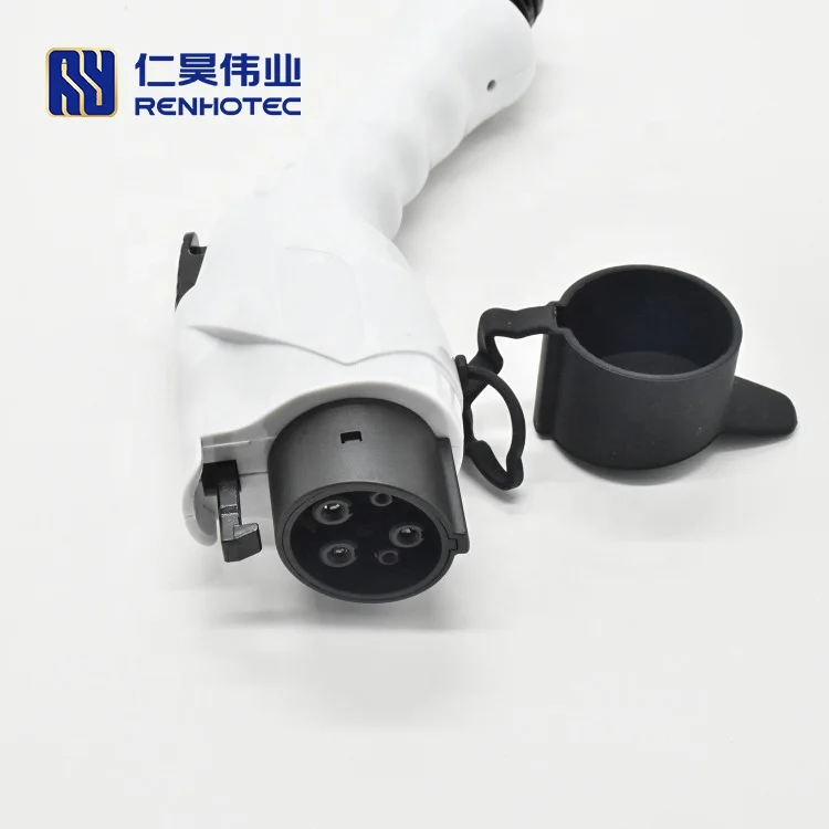 EV Charger Gun Single Phase SAE J1772 Male Plug Vehicle Connector