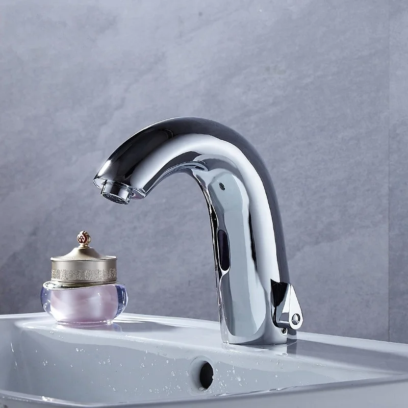 Modern sanitary wares touchless basin faucets hot and cold water hand wash infrared taps