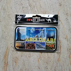 2021 Home Decor Custom Souvenir Metal Embossed License Plate USA Fridge Magnet