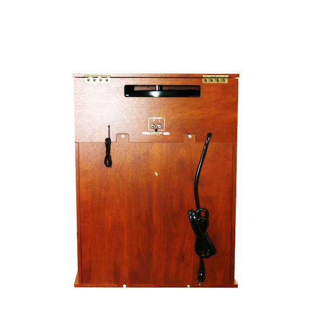 Vintage Classic wooden Gramophone with Turntable Player CD Pleayer AM/FM Radio