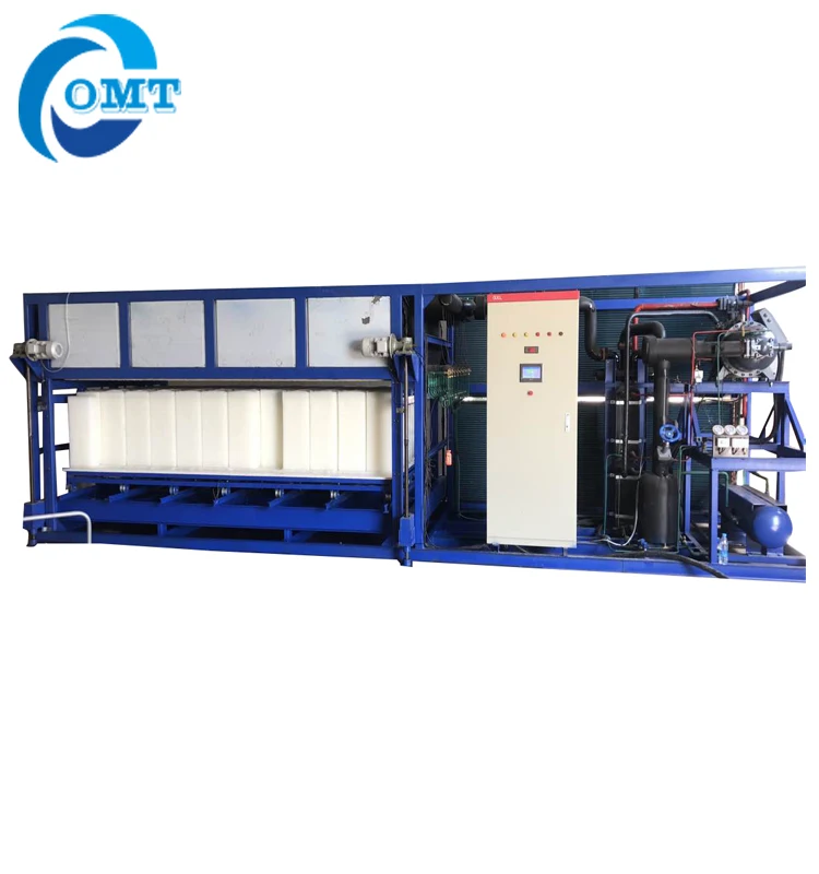 Industrial Automatic 5 Tons 10 Tons Direct Cooling Block Ice Making Machine Food grade