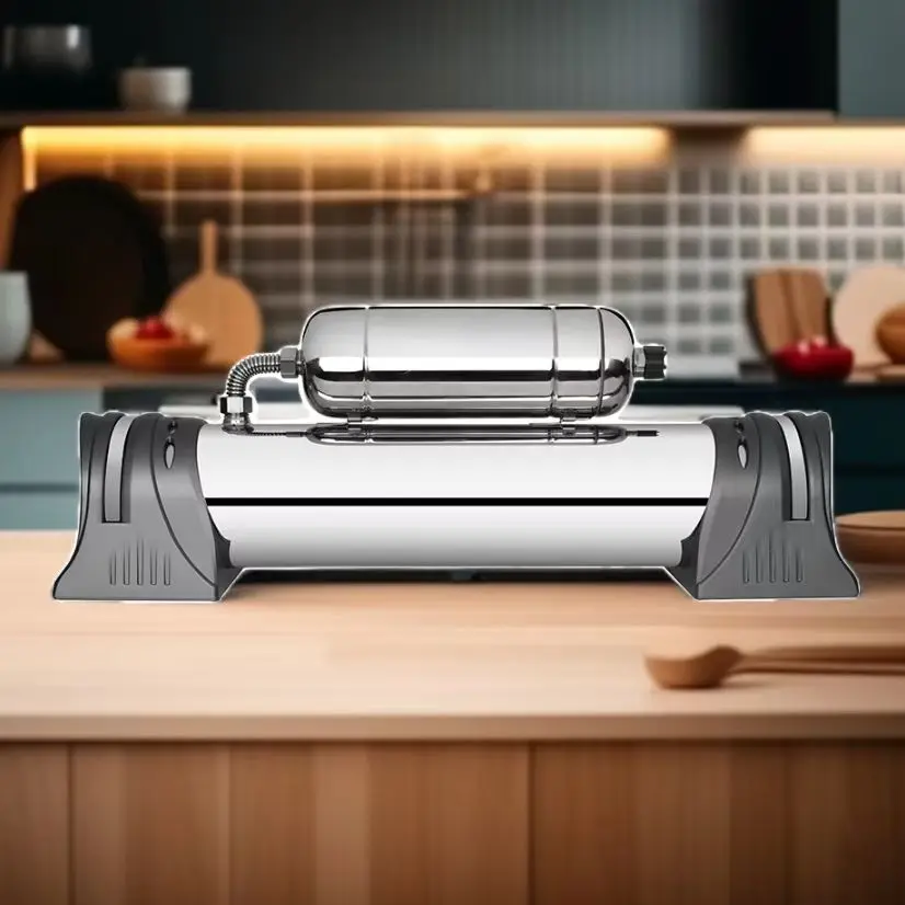 Ultrafiltration Household Water Purifier Stainless Steel SS 304 Direct Drinking UF Membrane Carbon Filter