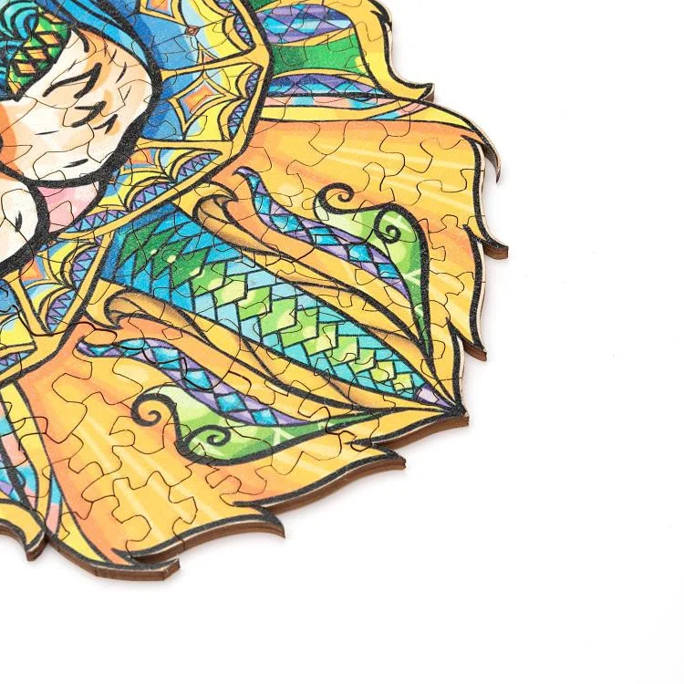 China Supplier Furnishing Articles Puzzle Wooden Decoration Pendant Wooden Pendant Puzzles