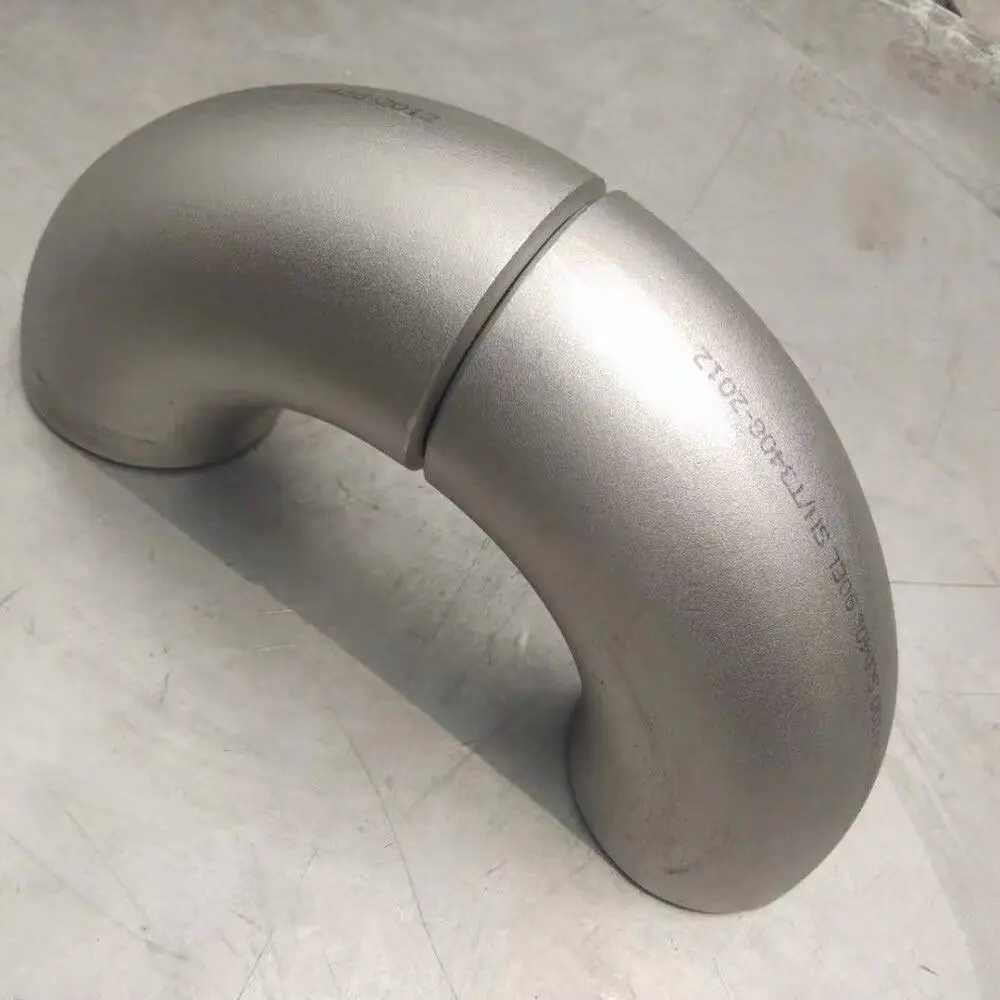 Настройка OEM/ODM ASME B16.9 304 316L дуплексная сталь с радиусом 90 градусов локоть ANSI SS304/SS316 sch 120