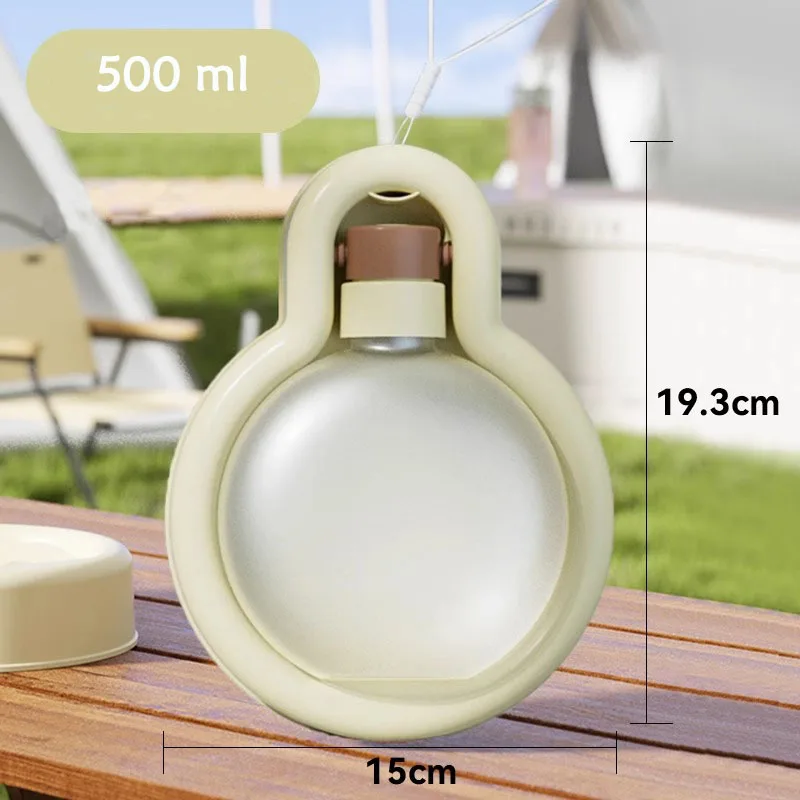 Source Factory Large Capacity Outdoor Dog Water Bottle Portable Pet Foldable Kettle for Travel Cat Drinking Bowl Dog Dish