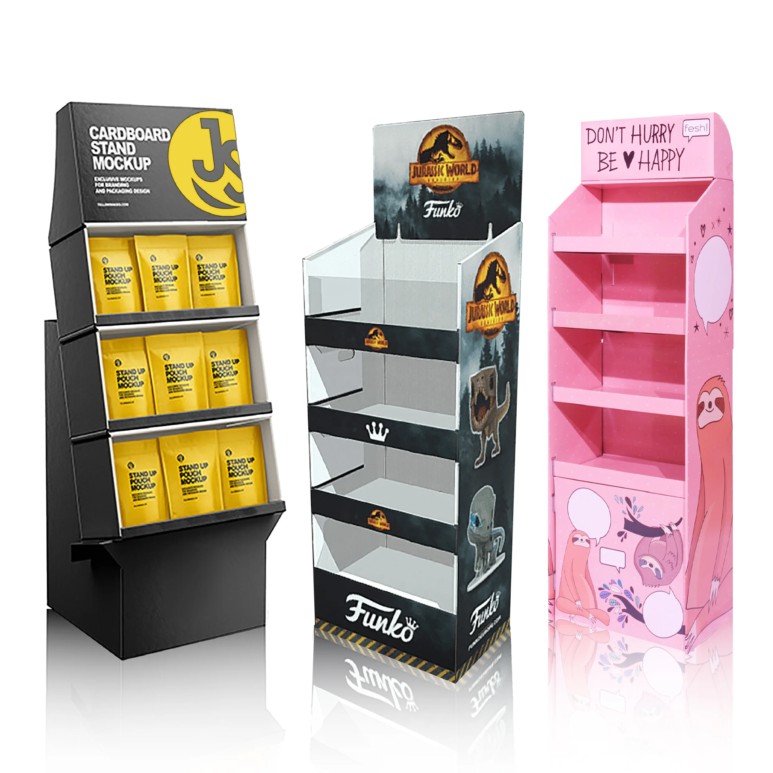 Cardboard Display Rack Advertising Counter Top Display Stands Small Counter Display Stand Custom Supermarket Promotion