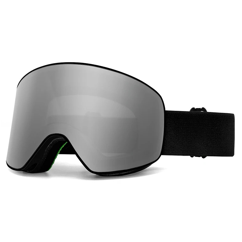 JSJM Adult Ski Goggles Cylindrical Double-Layer Anti-Fog Mountaineering Snow Goggles Outdoor Sports Glasses