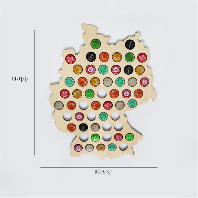 
Germany Beer Cap Map Bottle Cap Holder Bottle Cap Map Collection 