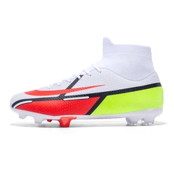 High-top men football shoes youth training student foot boots sports soccer shoes