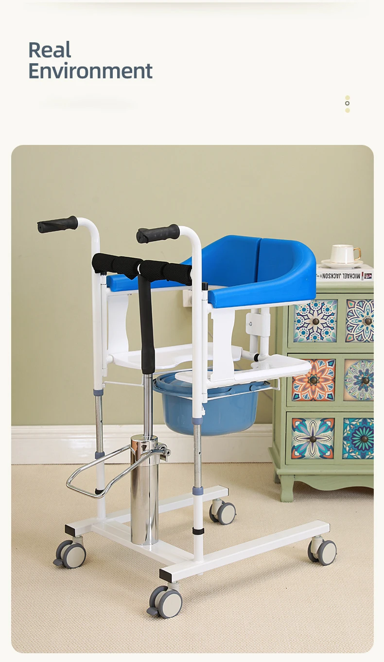 Patient Lifting Transfer Chair Transfer Chair Easy To Move Patients Disabled Transfer Chair